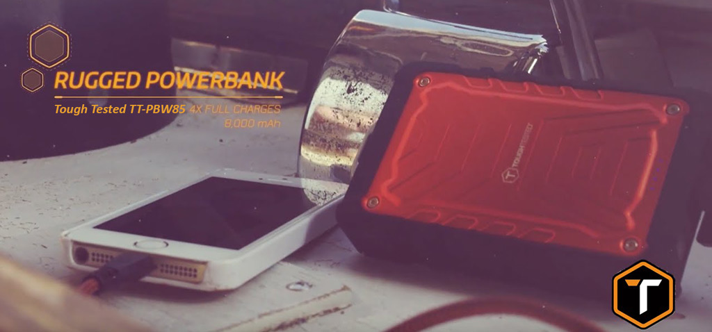  Tough Tested TT-PBW85 8000mAh Power Bank شارژر همراه تاف تستد مدل TT-PBW85 با ظرفیت 8000 میلی‌آمپر‌ساعت
