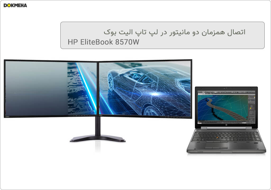 لپ‌تاپ ورک‌استیشن اچ پی الیت‌بوک HP EliteBook 8570W Mobile Workstation