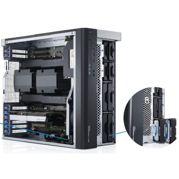 کیس ورک استیشن دل پرسیشن Dell Precision T7600 - Image 6