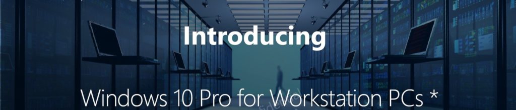 Windows 10 Pro For Workstation PC's