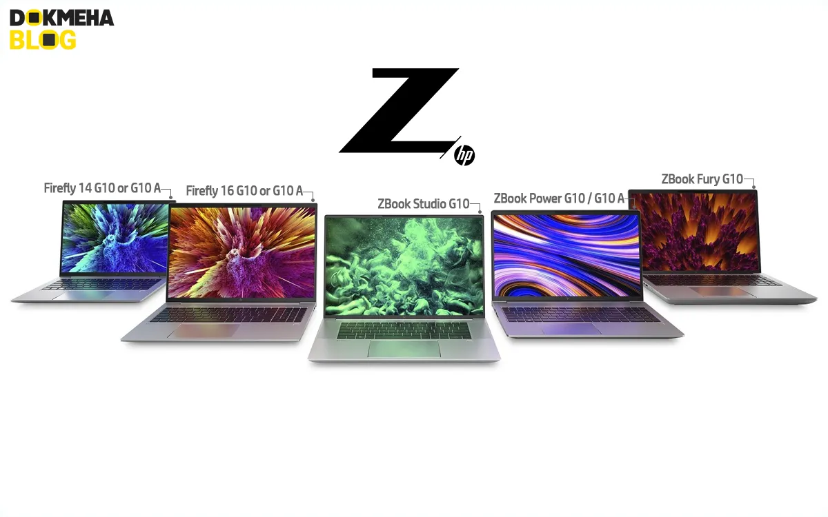 خانواده لپ تاپ های HP ZBook Firefly Studio Power Fury 14 15 16 G10 DKMEHA