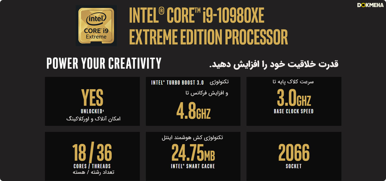 Intel Core i9-10980XE Extreme Edition Processor
