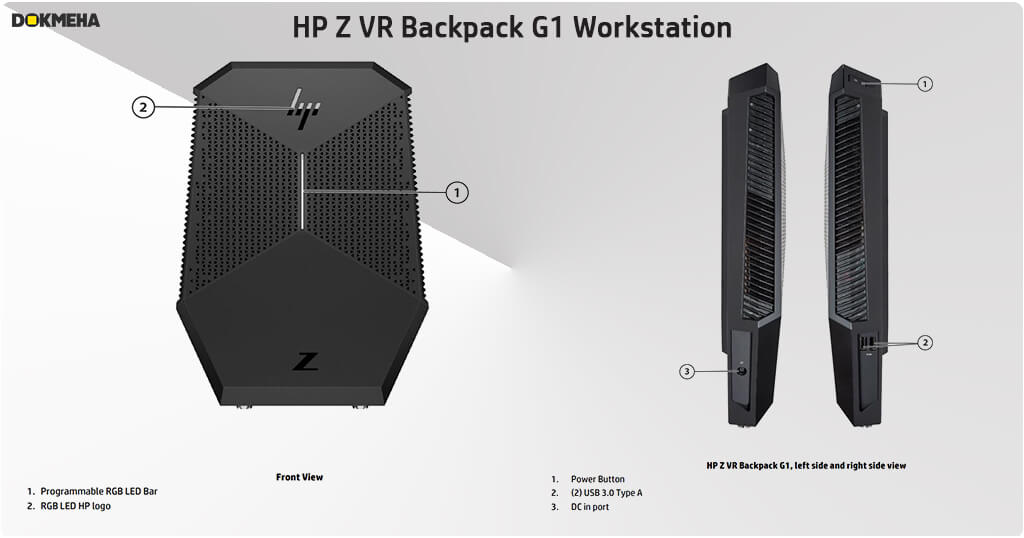 hp z vr backpack g1 workstation