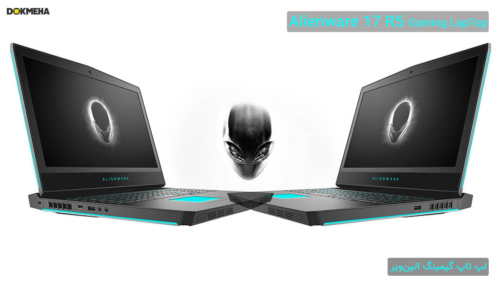 لپ تاپ گیمینگ الین ویر Alienware 17 R5 Gaming نماهای جانبی باز