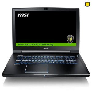 لپ‌تاپ ورک‌استیشن ام اس آی MSI Workstation WT73VR-7RM نمای روبرو