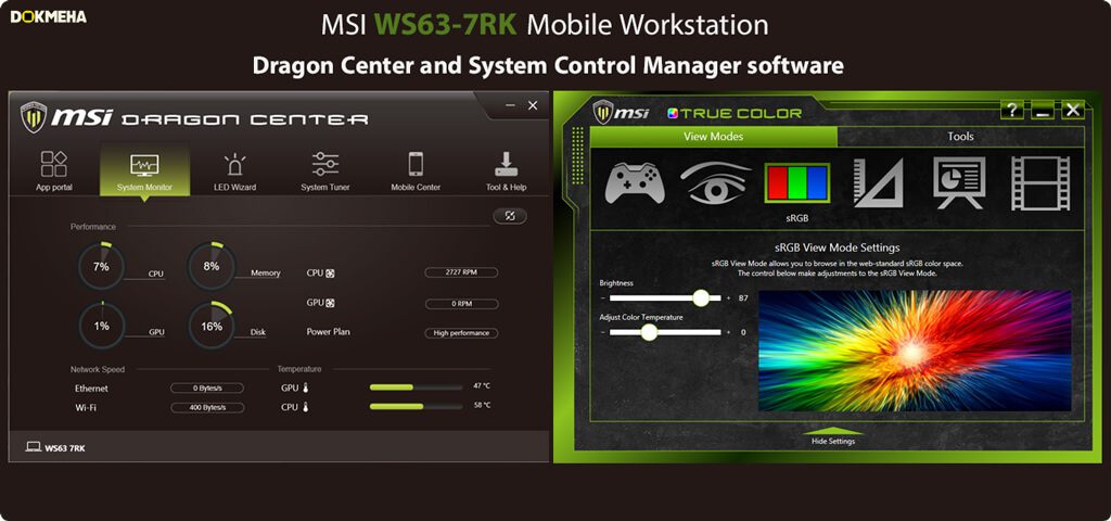 لپ تاپ ورک استیشن MSI WS63-7RK