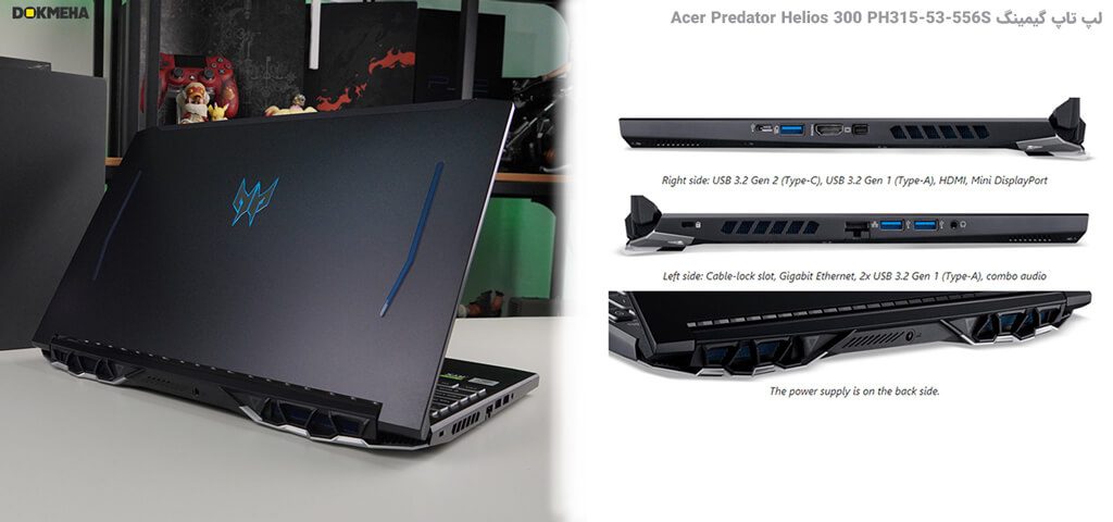 لپ‌ تاپ گیمینگ ایسر Acer Predator Helios 300 PH315-53-556S