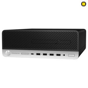 کیس اچ پی پرو دسک HP ProDesk 600 G5 SFF PC نمای پورتهای روبرو سمت راست