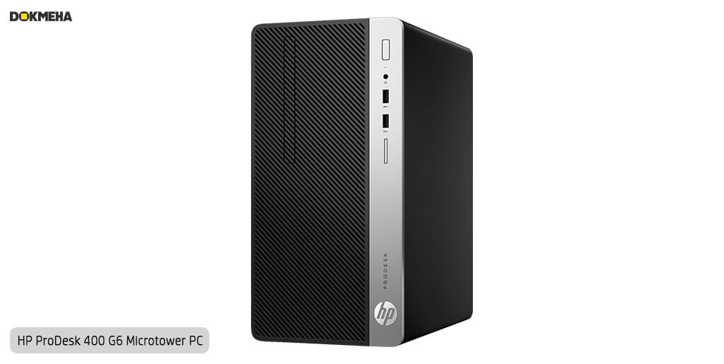 کیس اچ پی پرو دسک HP ProDesk 400 G6 Microtower PC سمت چپ