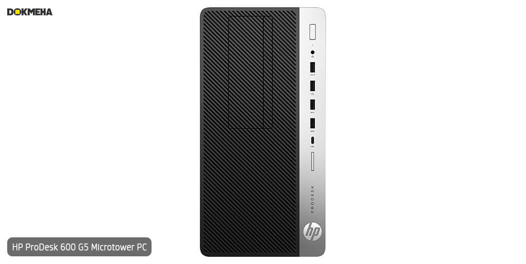 کیس اچ پی پرو دسک HP ProDesk 600 G5 Microtower PC نمای روبرو