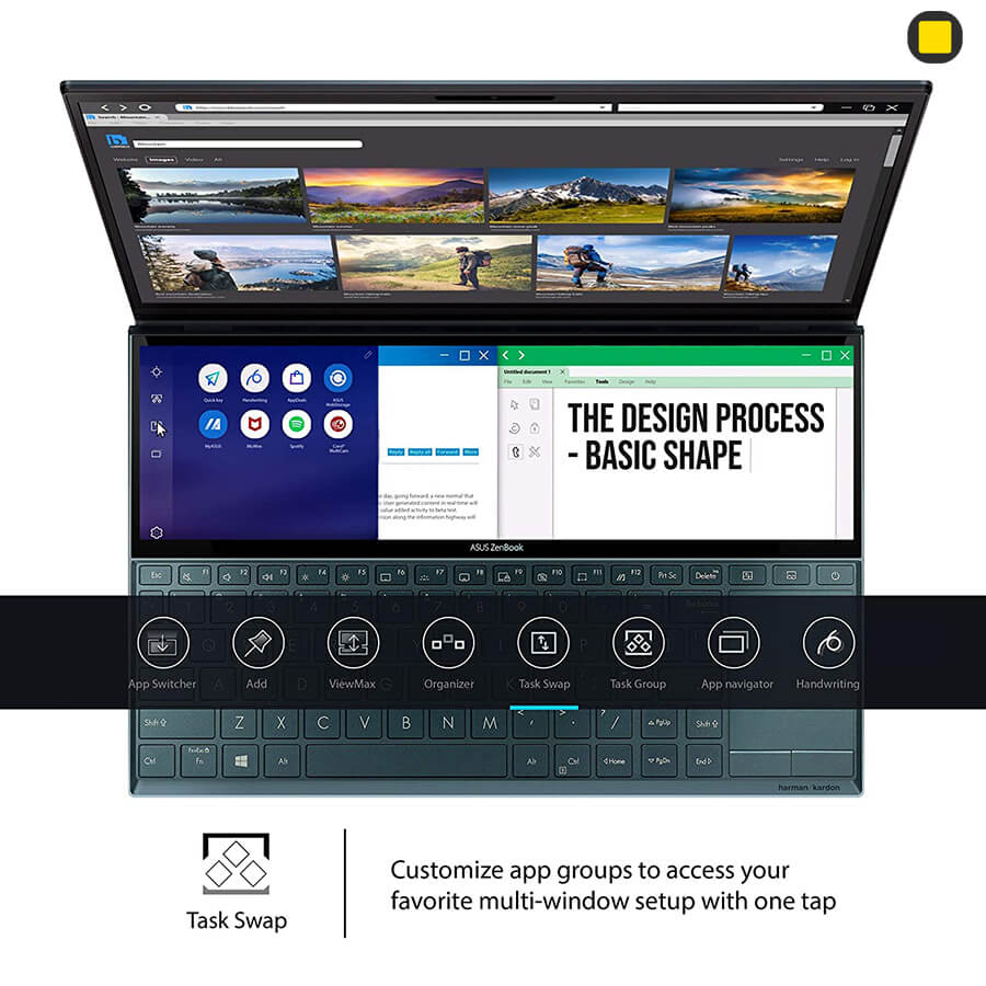 لپ ‌تاپ ایسوس ASUS ZenBook Duo UX481