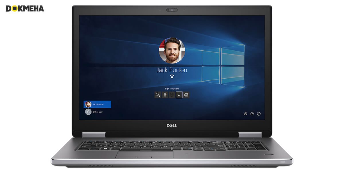 لپ تاپ ورک استیشن دل پرسیشن Dell Precision 17 7740 نمای روبرو