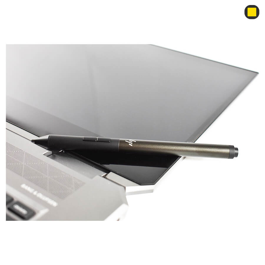 لپ ‌تاپ ورک ‌استیشن اچ پی زدبوک HP ZBook Studio x360 G5 Convertible نمای باز و قلم