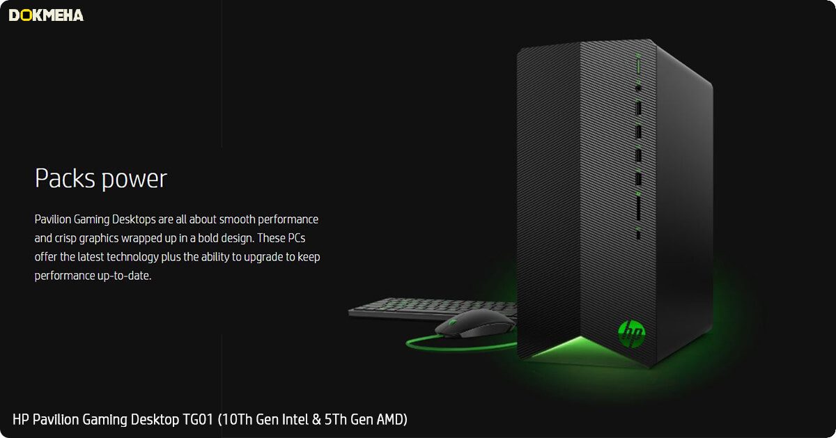 کیس گیمینگ اچ پی پاویلیون HP Pavilion TG01 Gaming