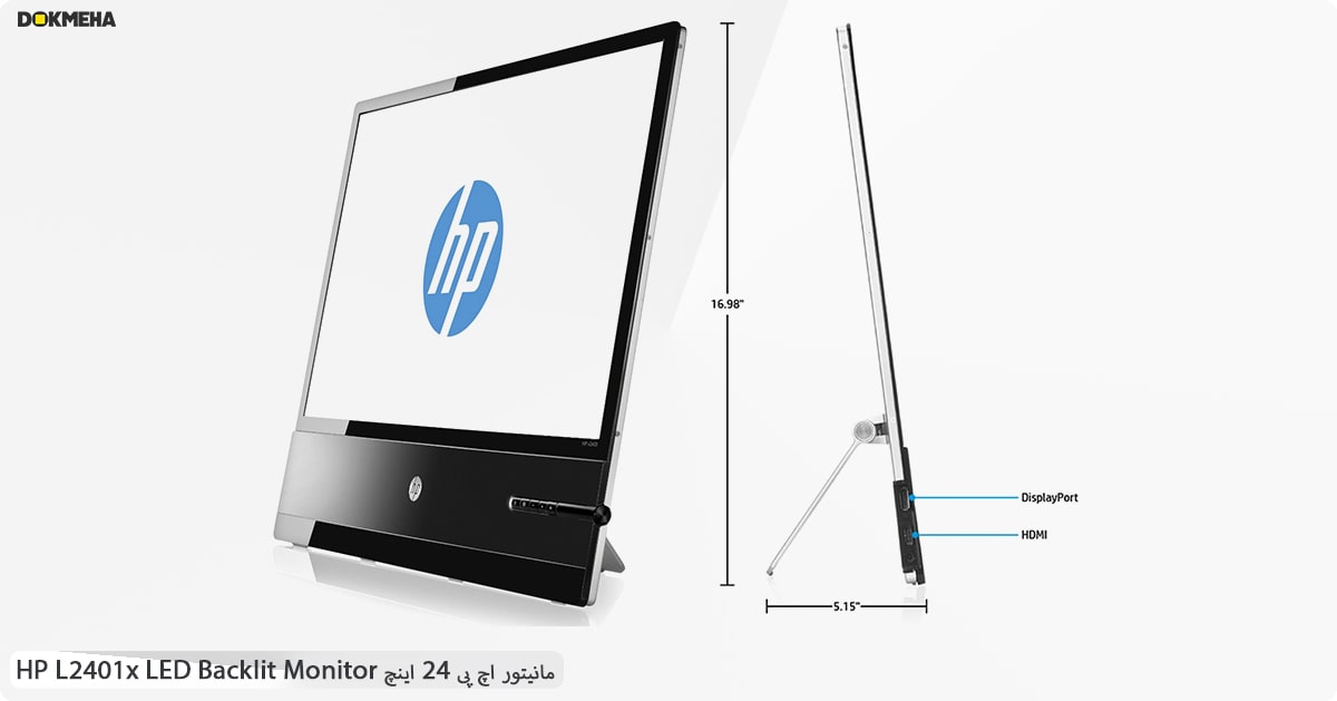 مانیتور اچ پی 24 اینچ HP L2401x LED Backlit Monitor