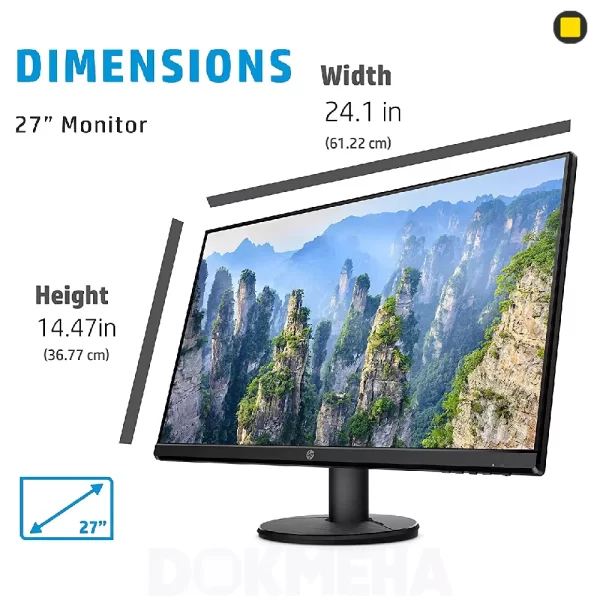 مانیتور اچ پی HP V27i FHD IPS Monitor اندازه 27 اینچی - Image 11