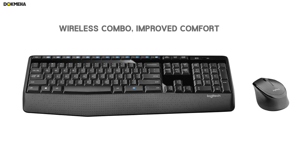 کیبورد و موس بی سیم لاجیتک مدل Logitech MK345