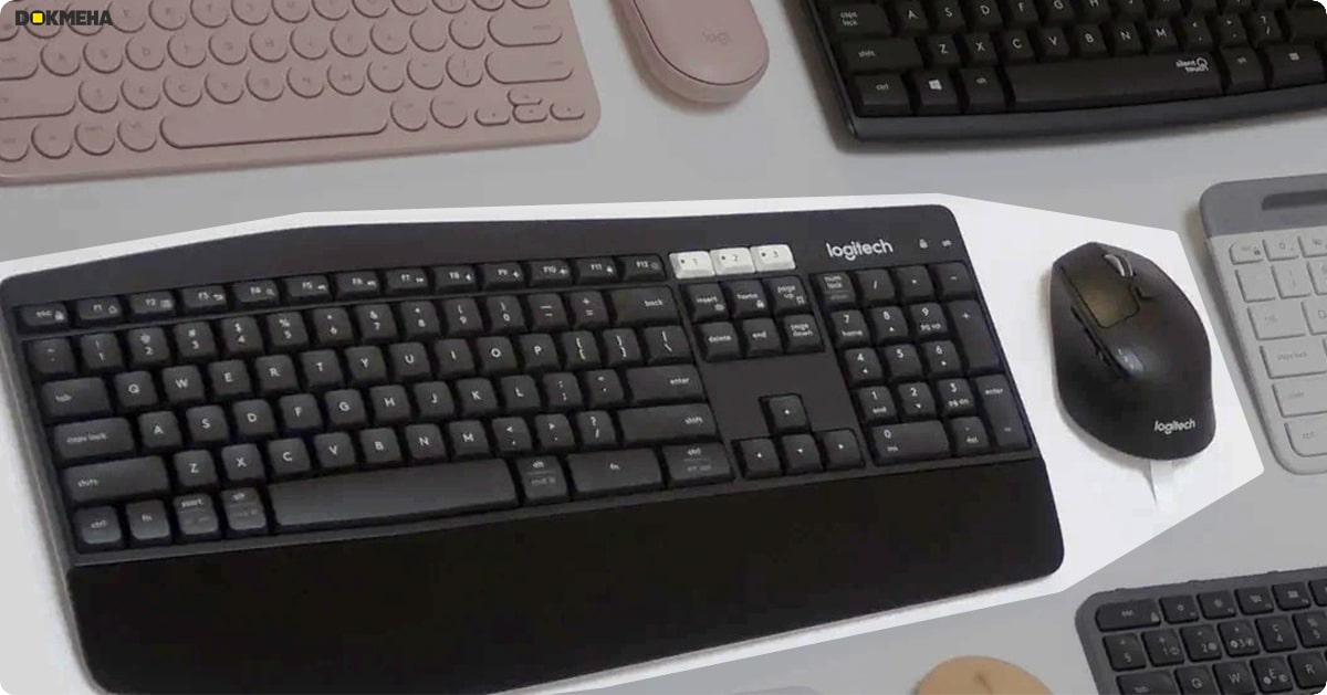 کیبورد و موس بی سیم لاجیتک مدل Logitech MK345