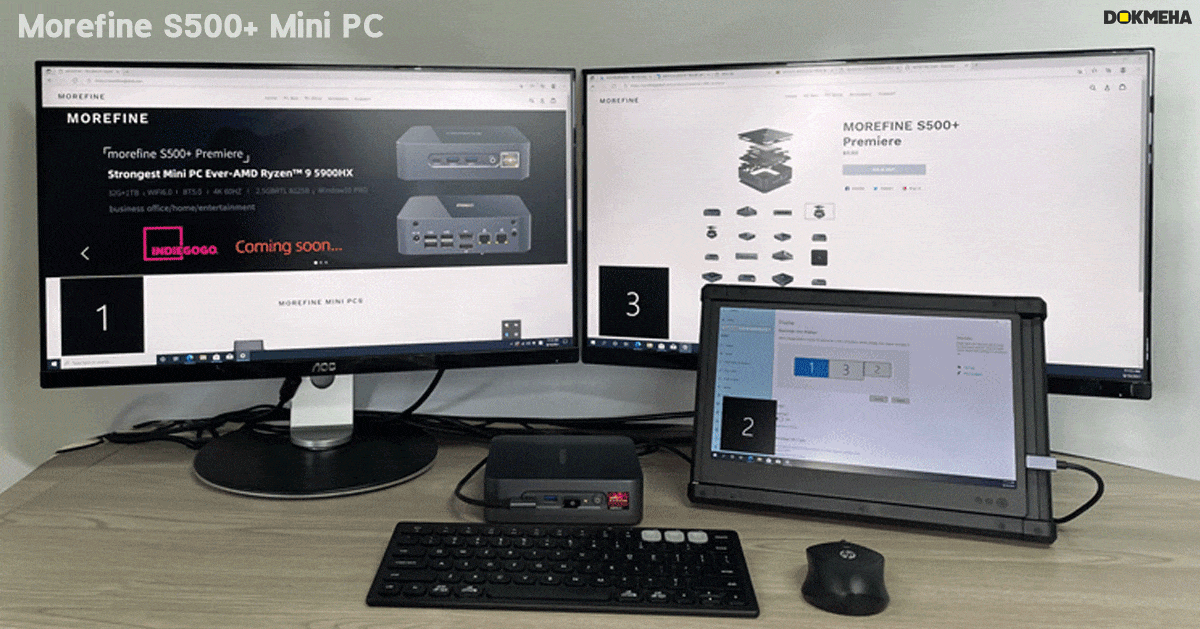 مینی کیس Morefine S500+ Mini PC