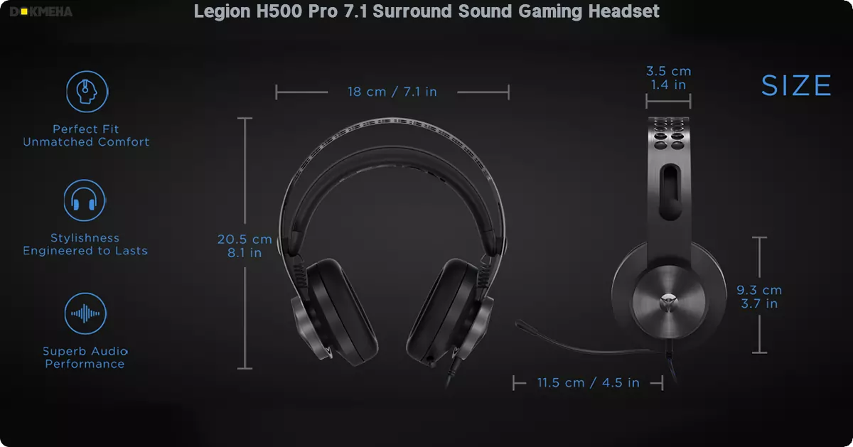 Legion H500 Pro 7.1 Surround Sound Gaming Headset