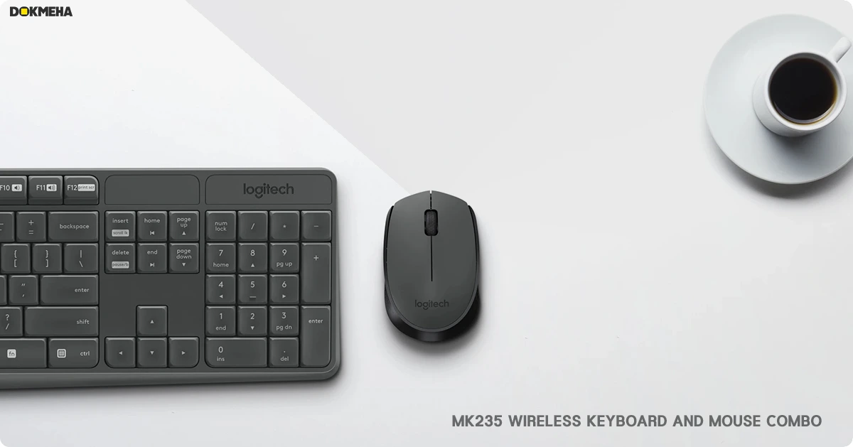 کیبورد و موس بی سیم لاجیتک مدل Logitech MK235