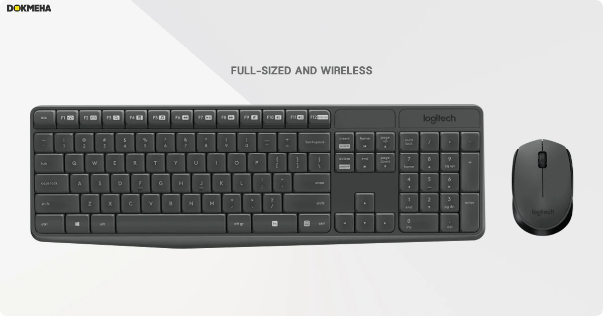 کیبورد و موس بی سیم لاجیتک مدل Logitech MK235