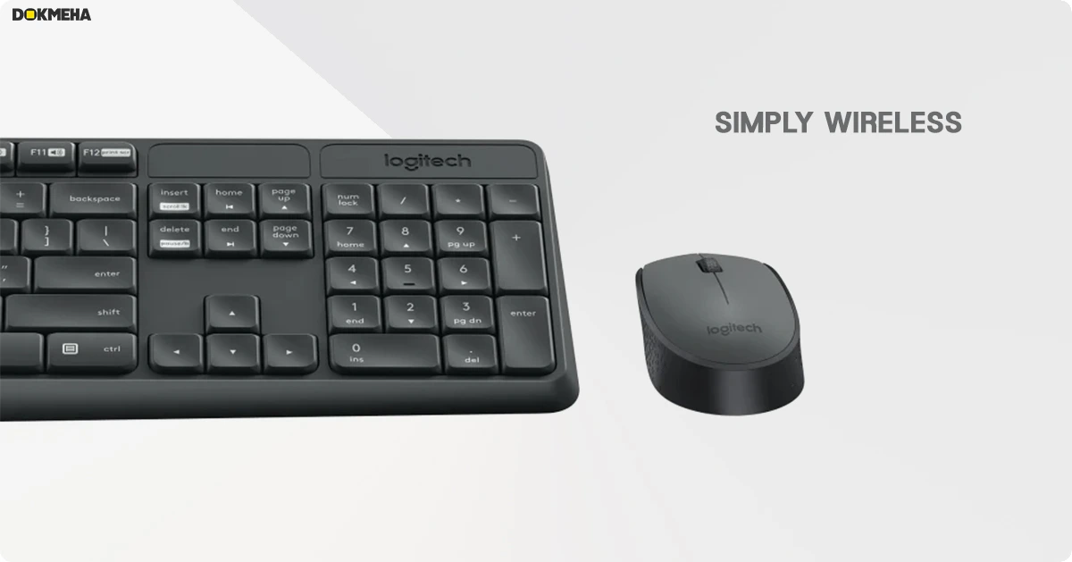 کیبورد و موس بی سیم لاجیتک مدل Logitech MK235