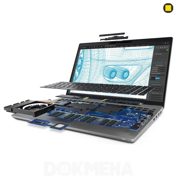 لپ‌تاپ ورک‌استیشن دل پرسیشن 15 اینچی Dell Precision 3561 - Image 4