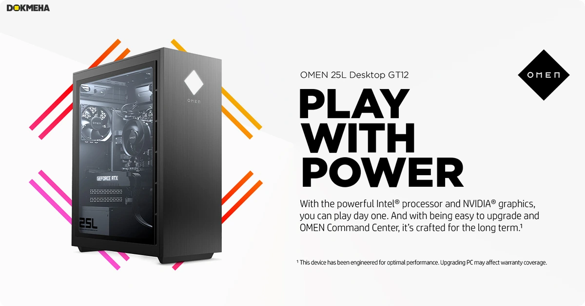 کیس گیمینگ HP OMEN 25L Desktop PC GT12