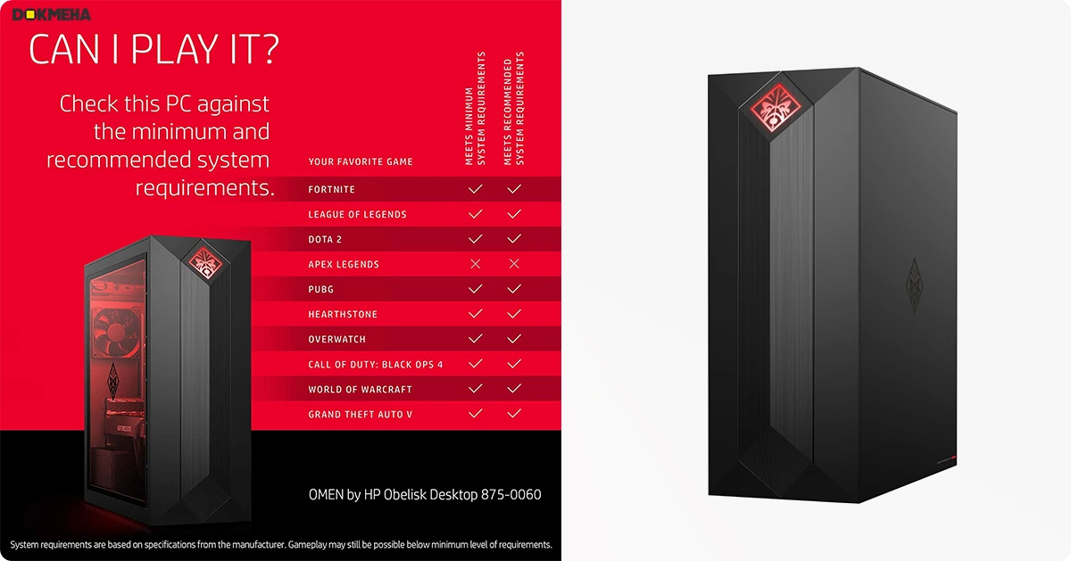 کیس گیمینگ HP Omen Obelisk 875