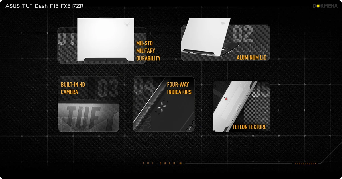 لپ تاپ ASUS TUF Dash F15 FX517ZR
