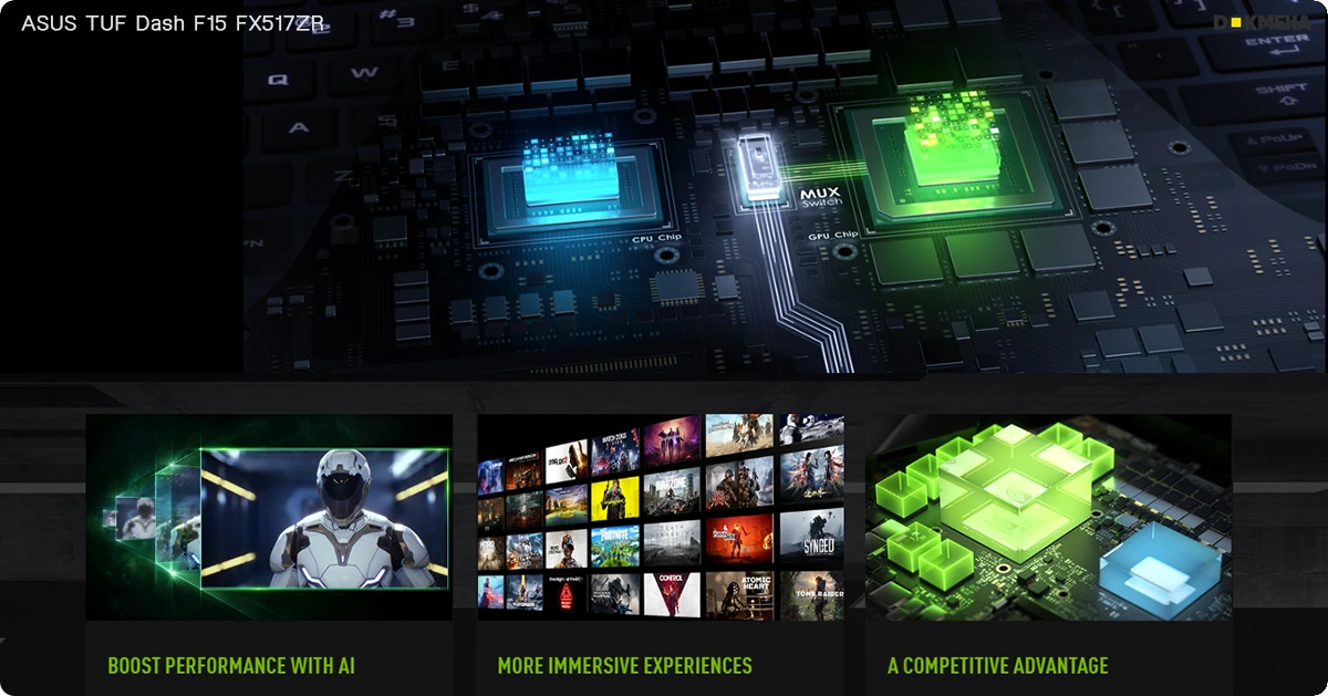 ASUS TUF Dash F15 FX517ZR F15.I73070