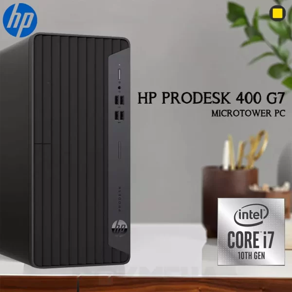 کیس اچ پی پرو دسک HP ProDesk 400 G7 Microtower PC - Image 4