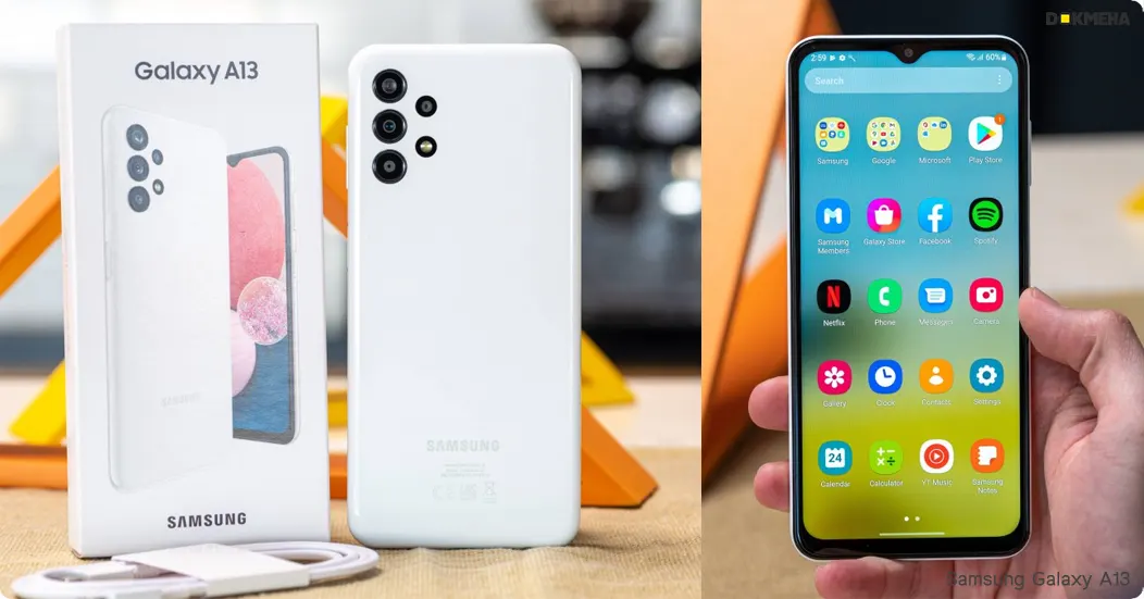 Samsung Galaxy A13_DOKMEHA گوشی موبایل سامسونگ مدل Galaxy A13 (SM-A137F)