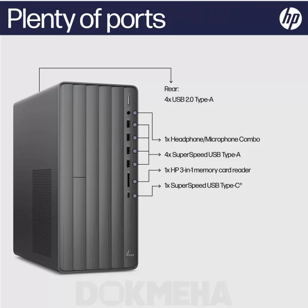 کیس اچ پی انوی HP ENVY TE01 Desktop PC (Intel 12th Gen) - Image 9