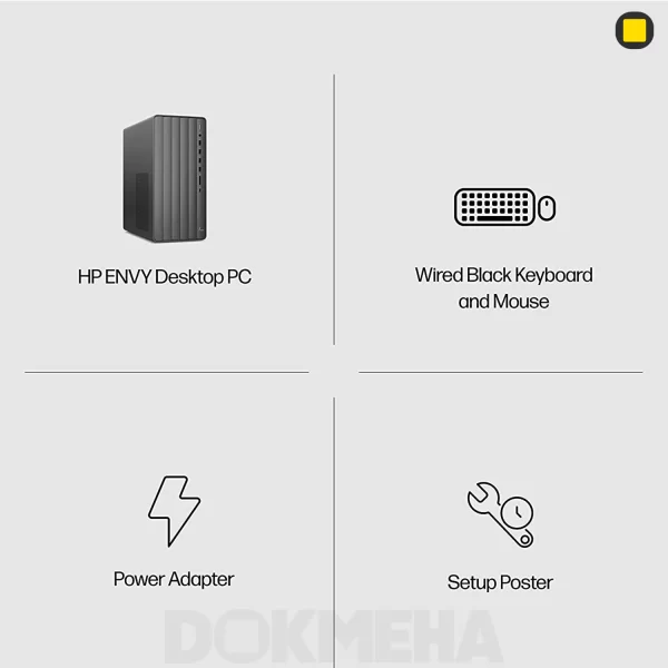 کیس اچ پی انوی HP ENVY TE01 Desktop PC (Intel 12th Gen) - Image 10