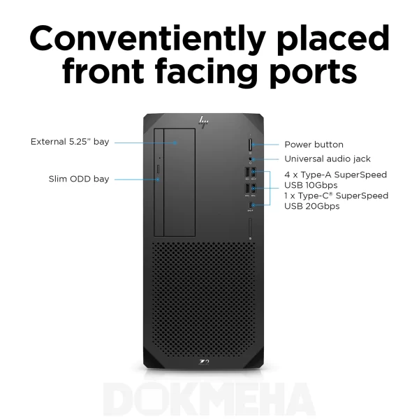 کیس اچ پی HP Z2 G9 Tower Workstation Desktop PC - Image 7