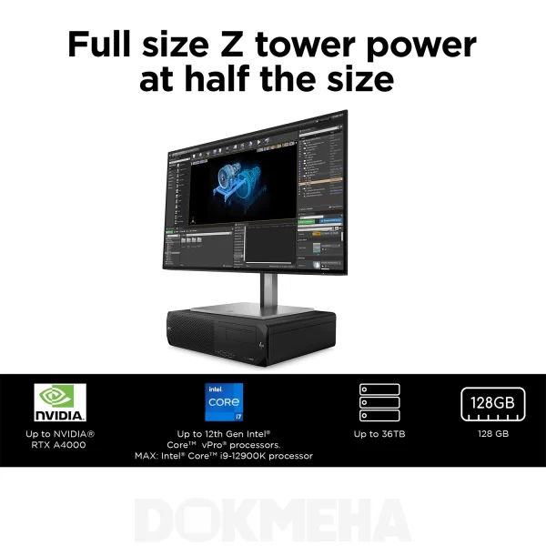 کیس اچ پی HP Z2 SFF G9 Workstation Desktop PC - Image 8