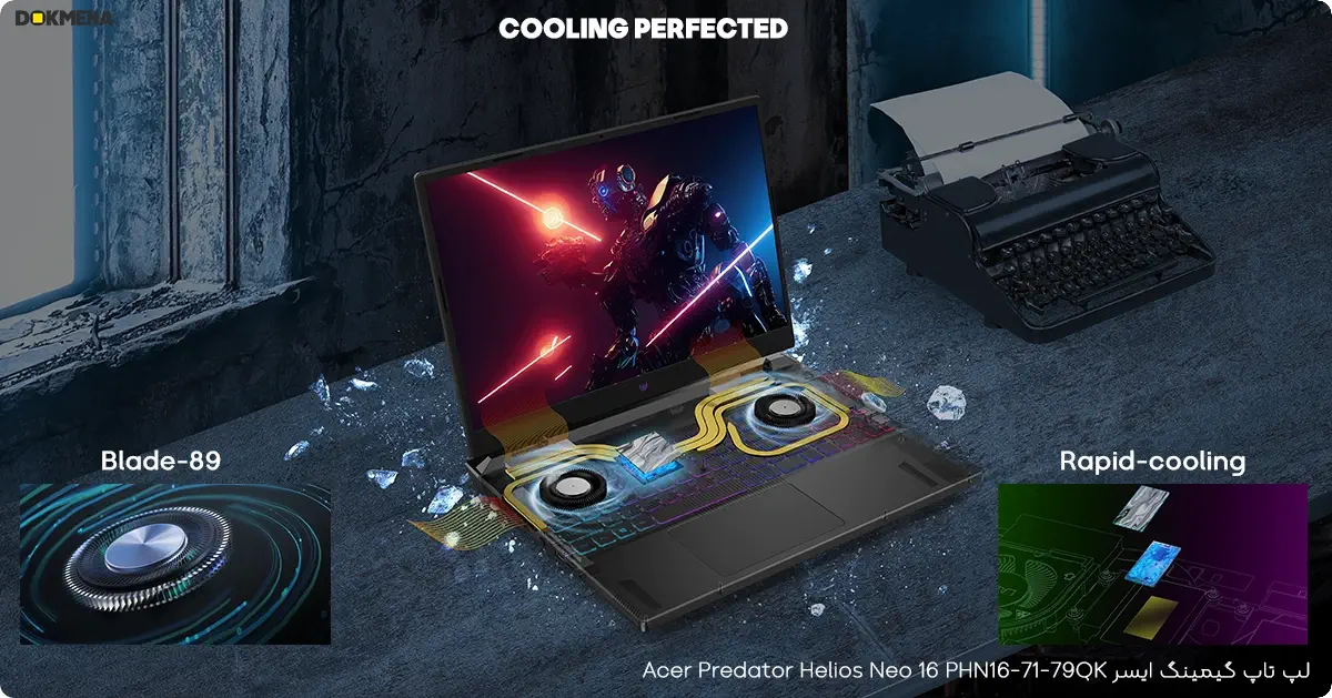 لپ‌ تاپ گیمینگ ایسر Acer Predator Helios Neo 16 PHN16-71-79QK