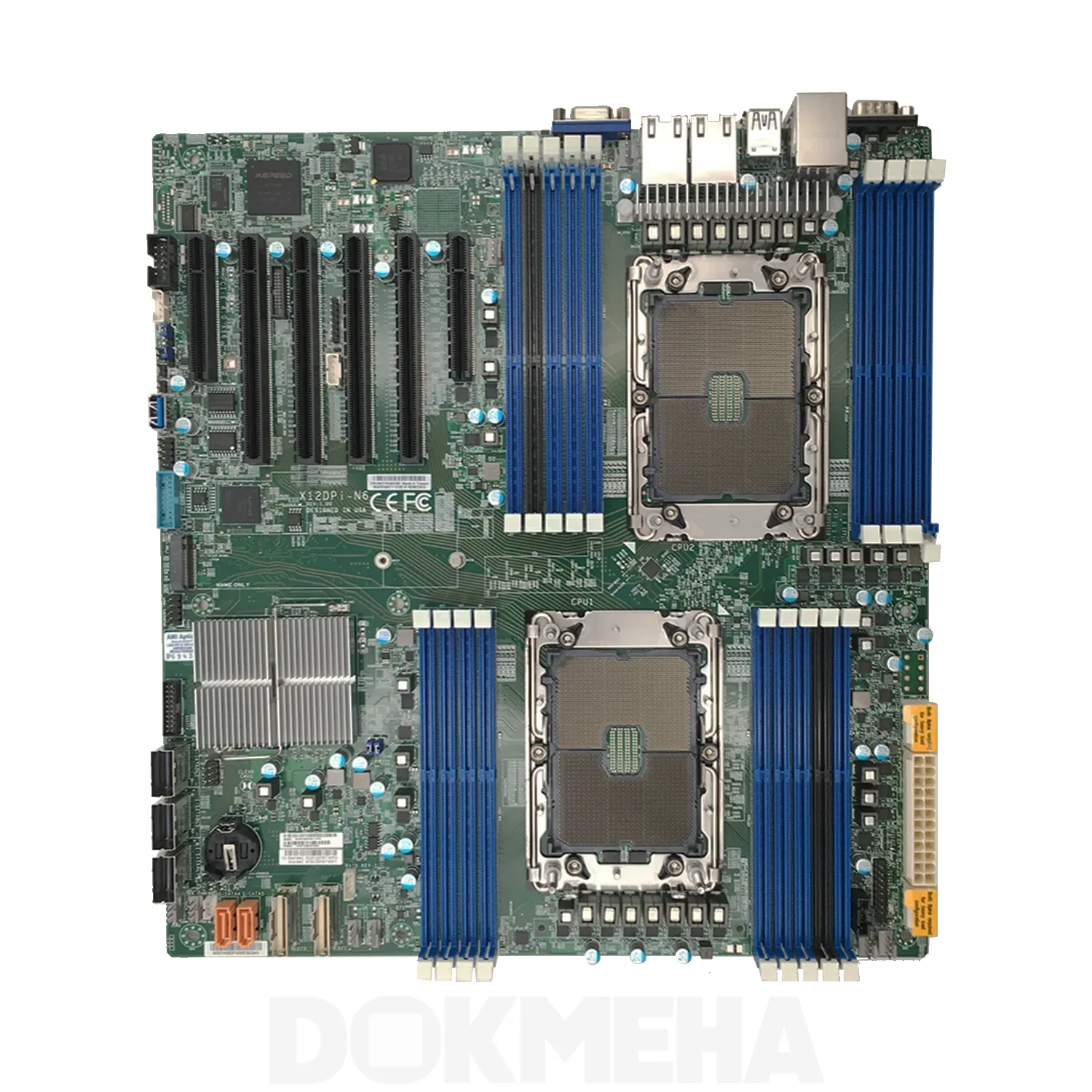 مادربرد SuperMicro X12DPi-N6 در کیس ورک استیشن DOKMEHA W20000 Intel Xeon - 3TH GEN
