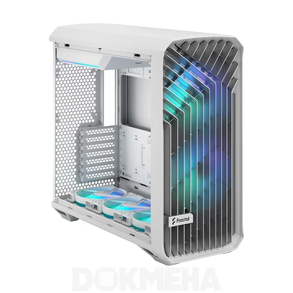نمای پرسپکتیو راست - رنگ سفید - کیس ورک استیشن DOKMEHA W20000 Intel Xeon - 3TH GEN