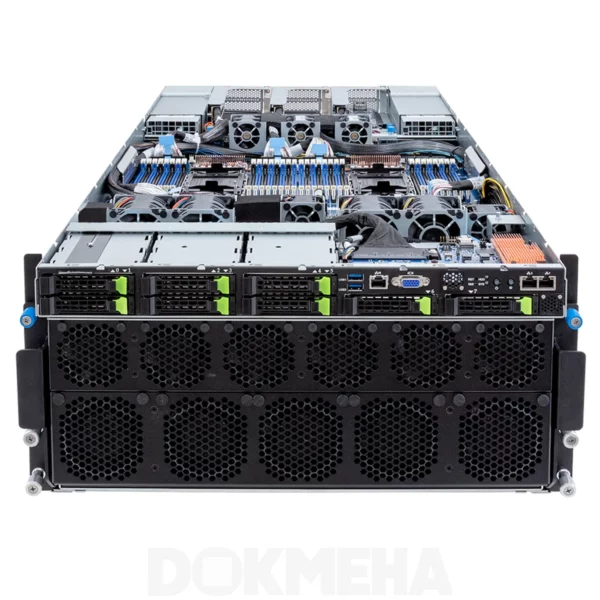سرور گرافیکی گیگابایت Gigabyte G593-SD0 5U DP H100 8-GPU