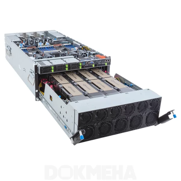 سرور گرافیکی گیگابایت Gigabyte G593-SD0 5U DP H100 8-GPU