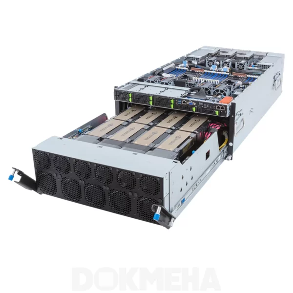 سرور گرافیکی گیگابایت Gigabyte G593-SD0 5U DP H100 8-GPU