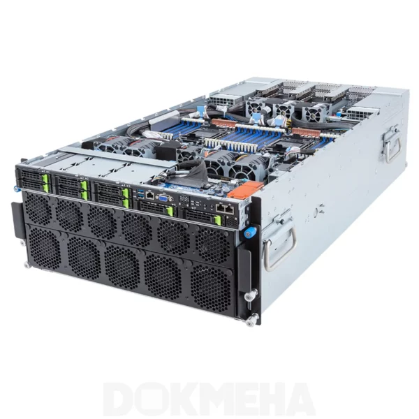 سرور گرافیکی گیگابایت Gigabyte G593-SD0 5U DP H100 8-GPU