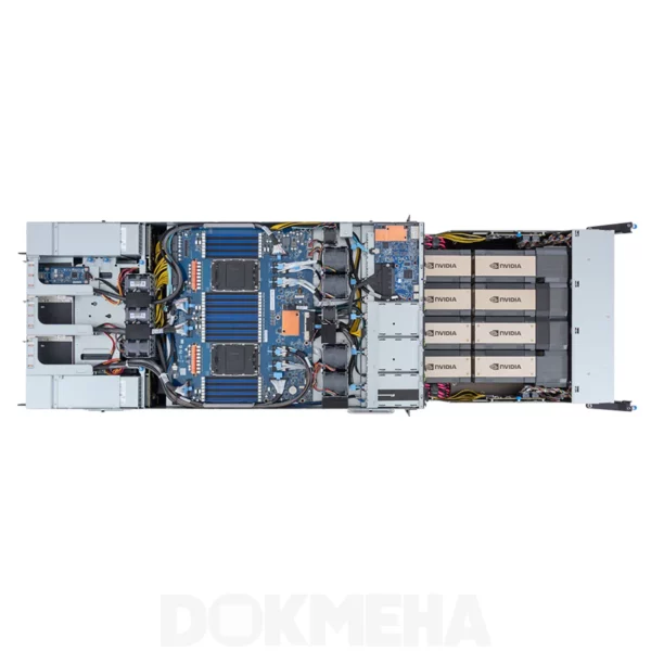 سرور گرافیکی گیگابایت Gigabyte G593-SD0 5U DP H100 8-GPU