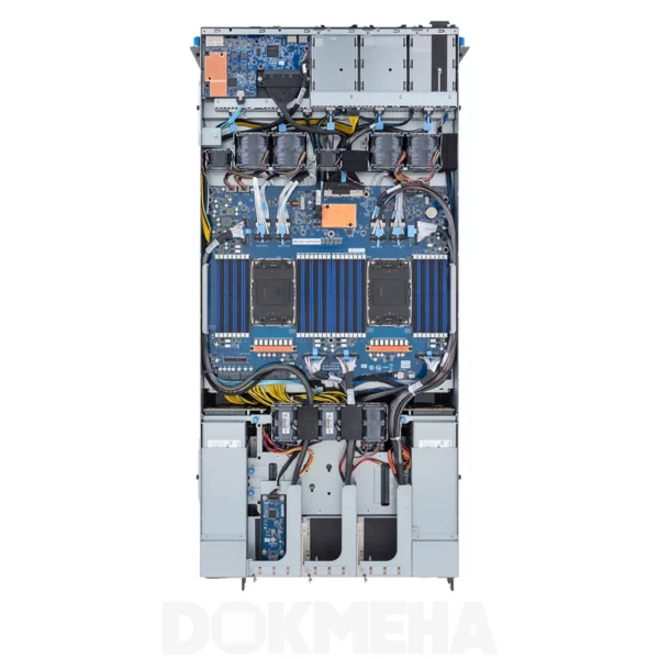 سرور گرافیکی گیگابایت Gigabyte G593-SD0 5U DP H100 8-GPU