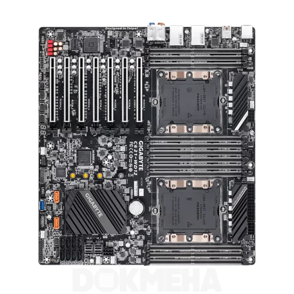 مادربرد GIGABYTE C621 WD12 برای کیس ورک استیشن DOKMEHA W12000 Ai GPUs Intel Xeon 2th Gen