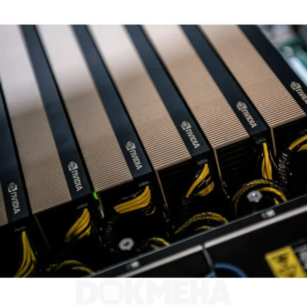 6 عدد کارت گرافیگ انویدیا NVIDIA H100 80GB PCIe دیتاسنتر هوش مصنوعی بر روی سرور،