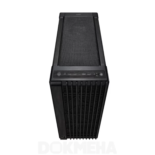 کیس ورک استیشن DOKMEHA W40000 Intel Xeon Scalable 5th Gen - نمای پنل و بالای کیس ایسوس Asus PA602 Wood Edition